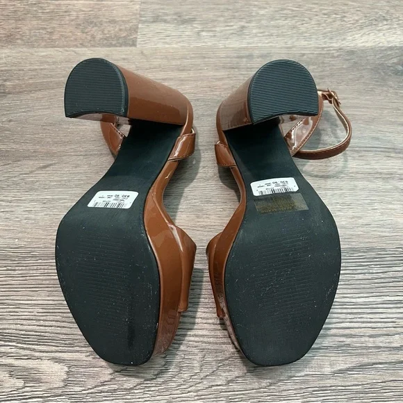 Windsor Elegant Brown Platform Heels - Picture 7 of 9